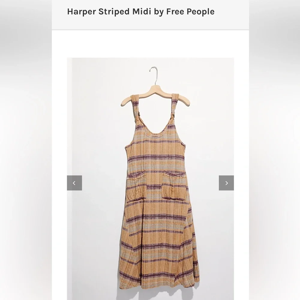 Free People Harper Stripped Dress